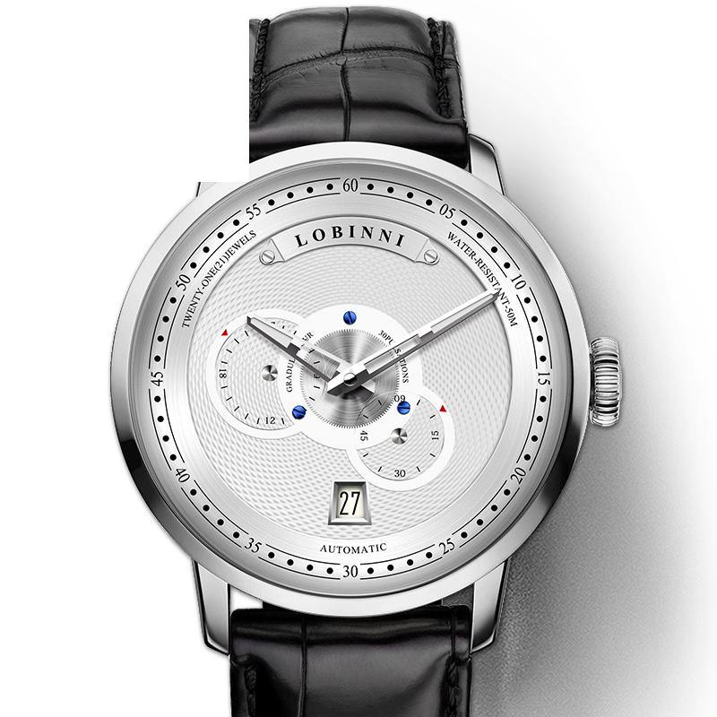 Lobinni Miyota Automatic Self-Wind 16060 - Grmontre Watches