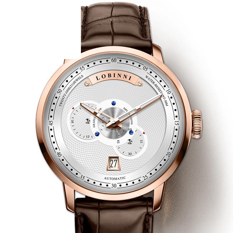 Lobinni Miyota Automatic Self-Wind 16060 - Grmontre Watches