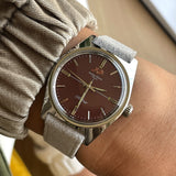 Merkur Handwind Mechanical Cross Line Gold