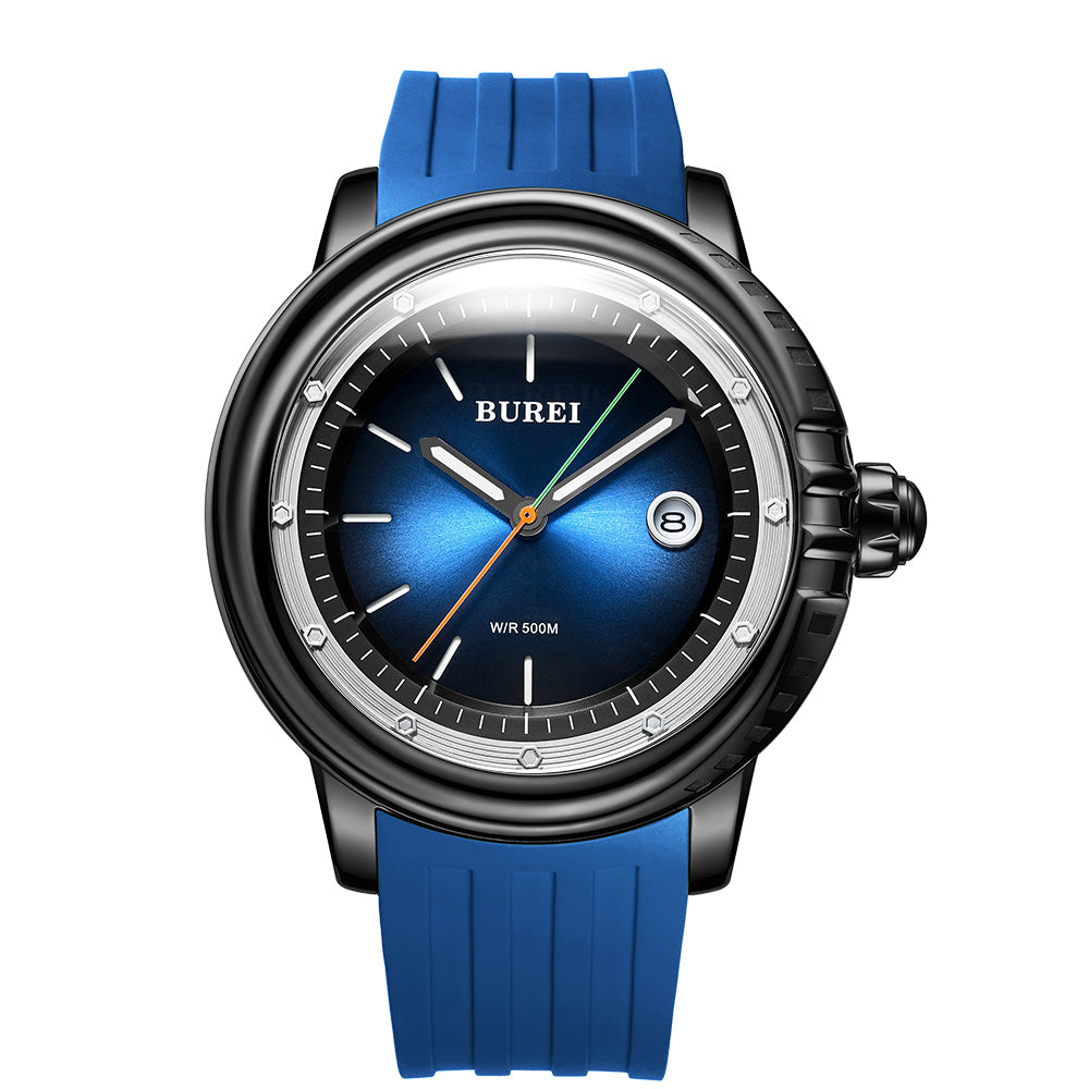 Burei Automatic Diver Watch SW500-03GA Blue