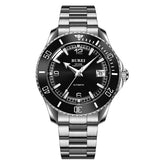 Burei Diver Automatic Watch Black SW500