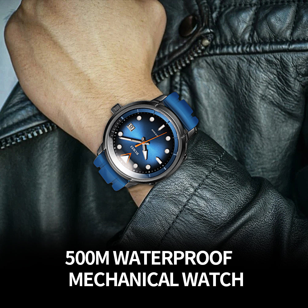 Burei Automatic Diver Watch SW500-2 Blue