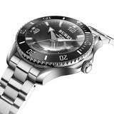 Burei Diver Automatic Watch Black SW500