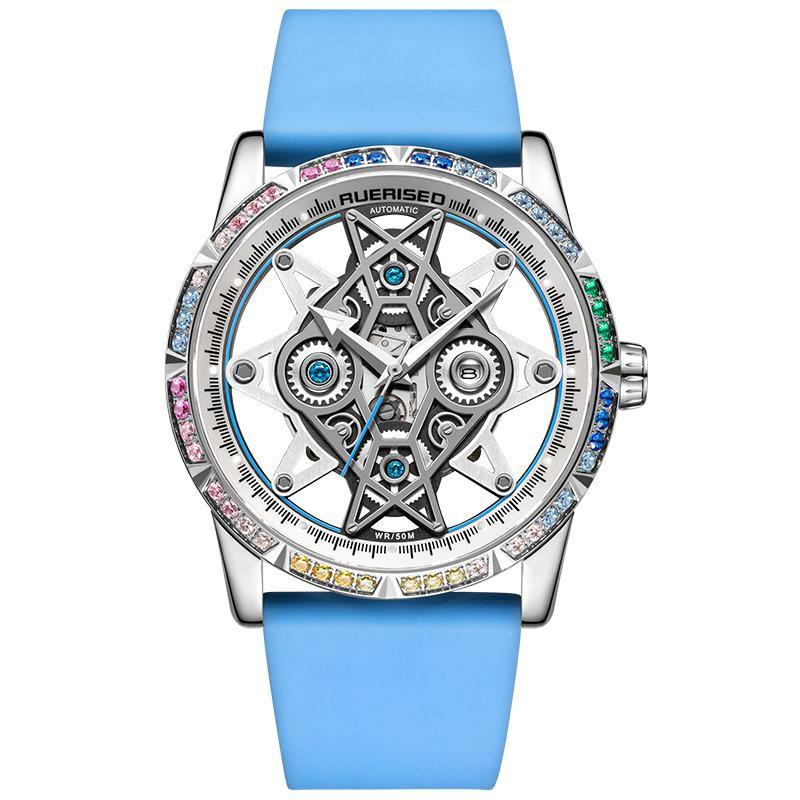 Ruerised Shining Automatic Blue MA-63002G - Grmontre Watches