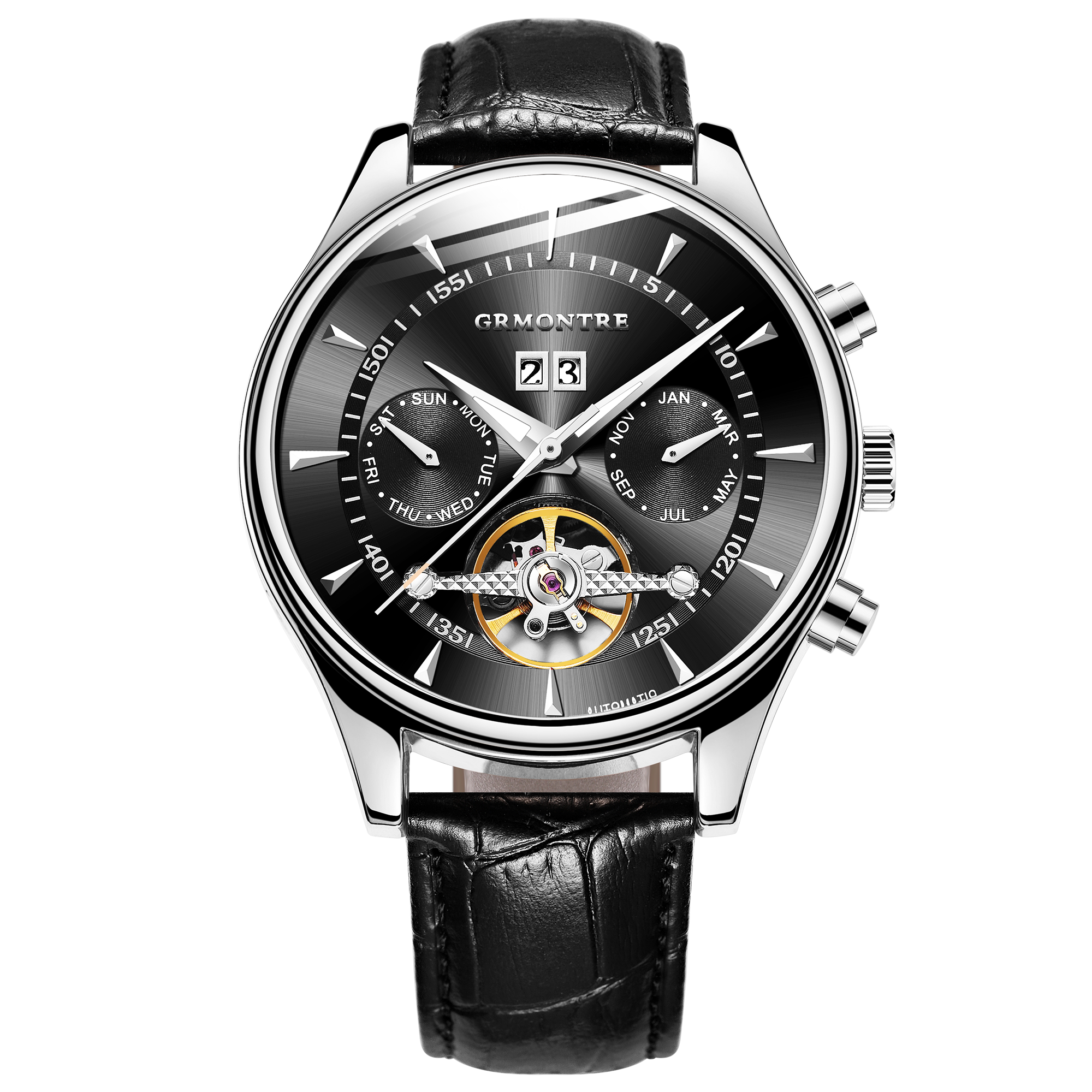 Grmontre Cool Automatic Rose Black G-8806M - Grmontre Watches