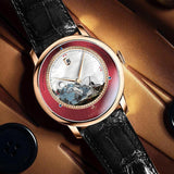 Poniger Windmill Automatic Red P7.23 - Grmontre Watches
