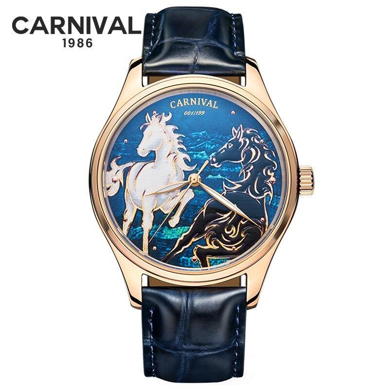 Carnival Brand MIYOTA Movement Automatic Mechanical Men's Watches 515G - Grmontre Watches