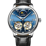 Binger Brand Stainless Steel Skeleton Mechanical Men Watches Waterproof B-8607 - Grmontre Watches