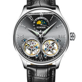 BINGER Men's Automatic Mechanical Wrist Watch with Dual Balance Wheels Movement B-8606A - Grmontre Watches