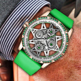 Ruerised Shining Automatic Green MA-63002G - Grmontre Watches