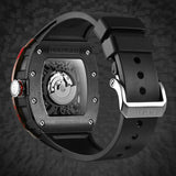 Ruerised Carbon Fiber Red MR-63001G - Grmontre Watches