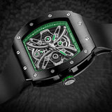 Ruerised Barrel-shaped Green MR-63001G - Grmontre Watches