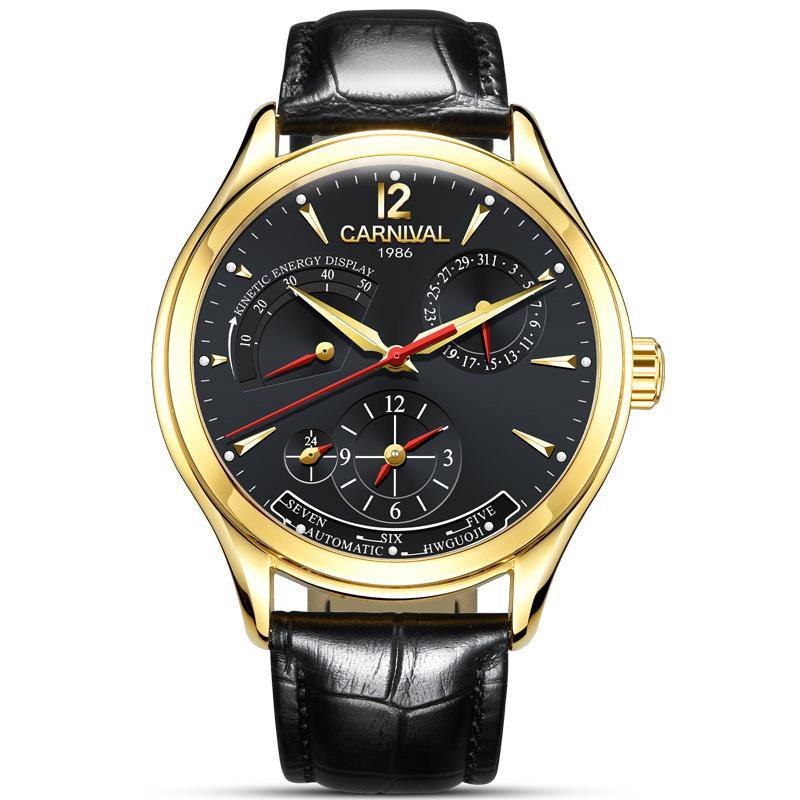 Carnival GMT 40mm 8762G Gold Black