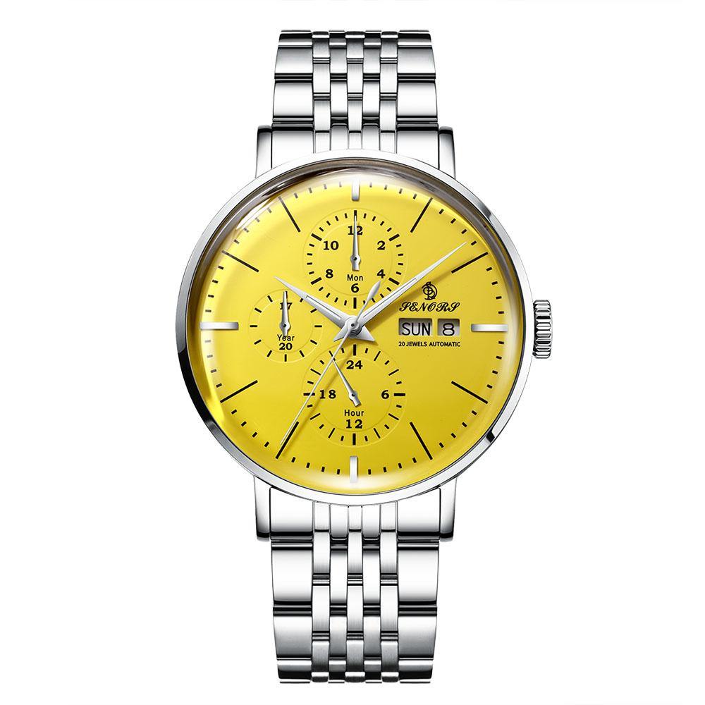 Senors Automatic Yellow SN084 - Grmontre Watches